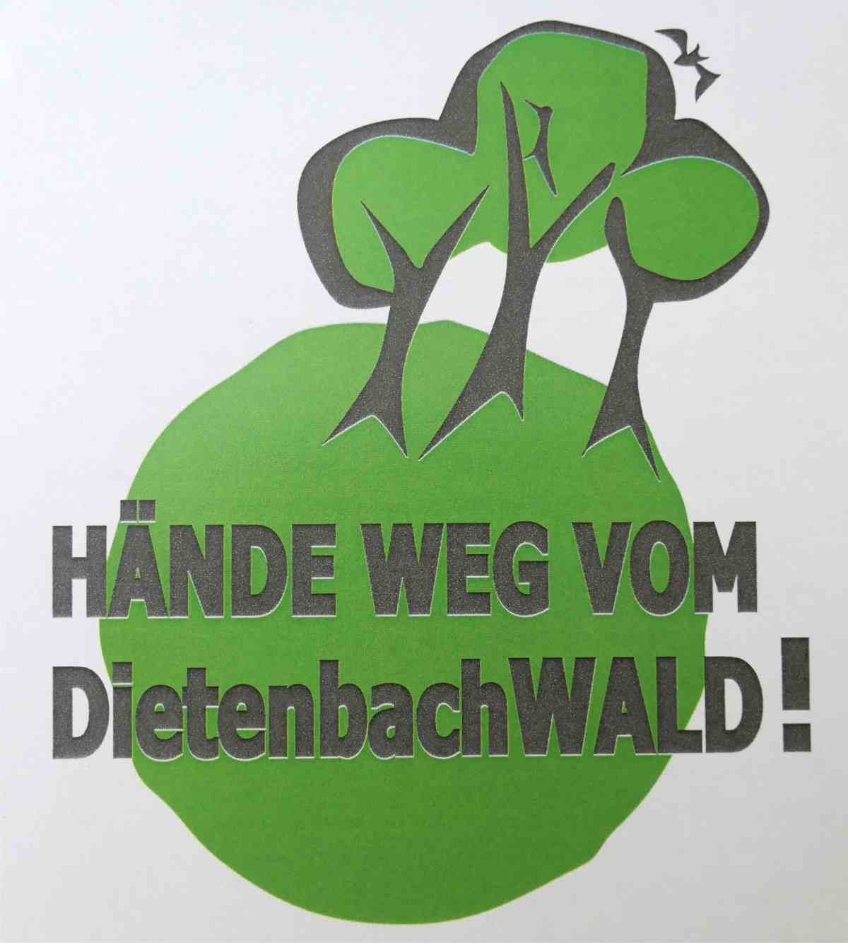 Hände weg vom Dietenbach-Wald!-Logo