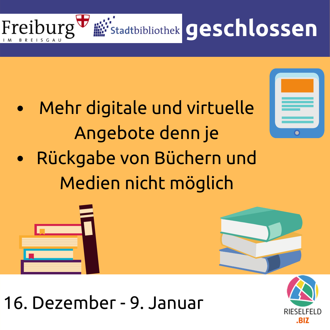Stadtbibliothek Freiburg geschlossen 
