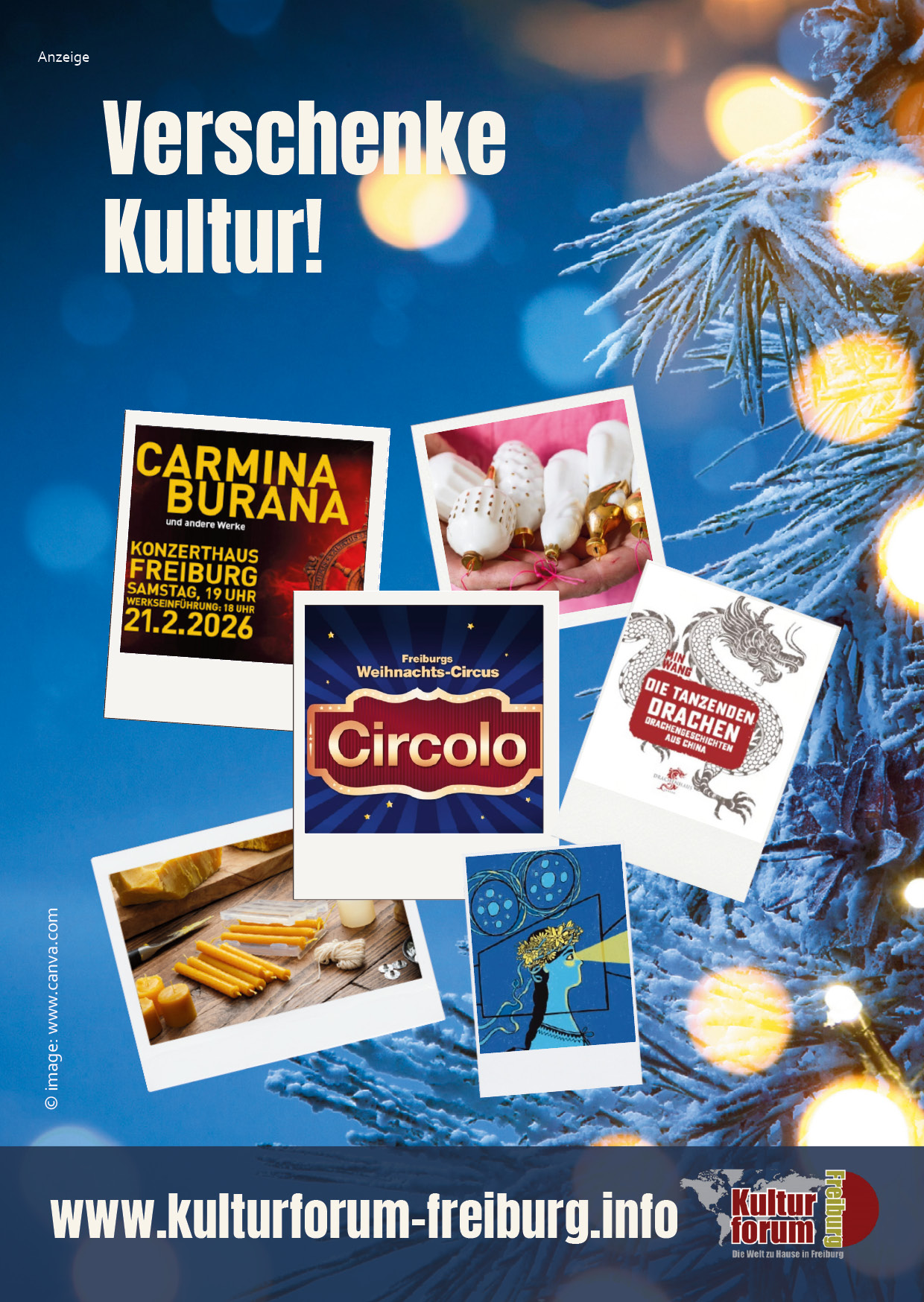 Anzeige Kulturforum Freiburg
