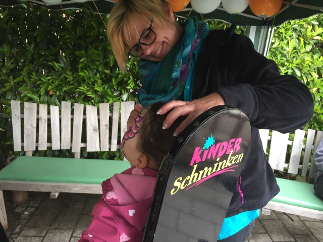 Kinderschminken Elke Massell Marktladen Rieselfeld
