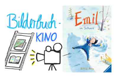 Bilderbuchcover von Emil im Schnee