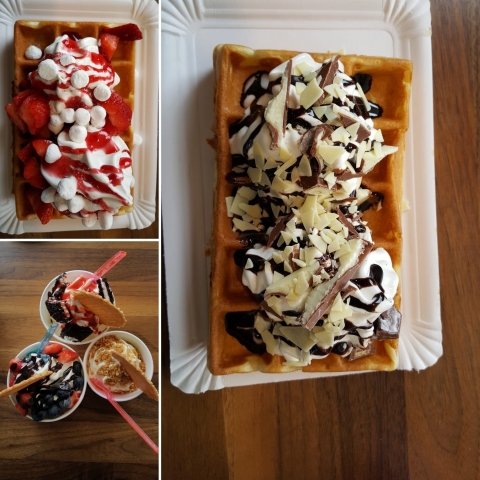 naschkatze foodtruck wochenmarkt Rieselfeld eis1