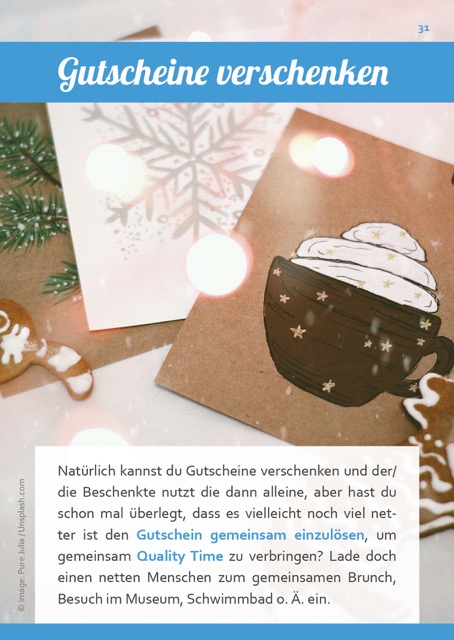 Gutscheine verschenken